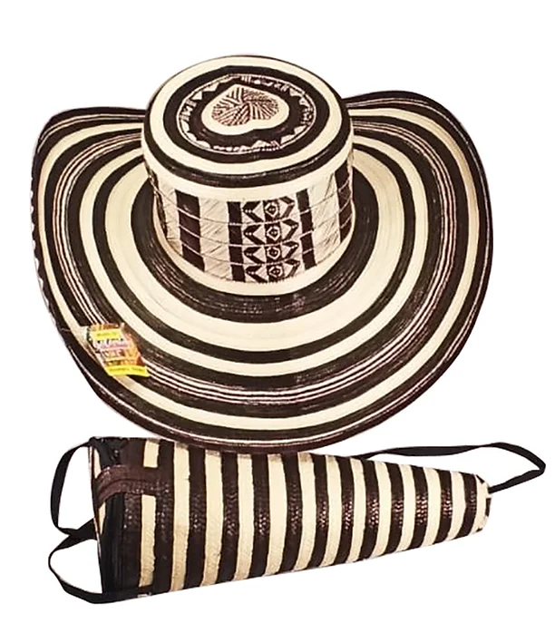 Sombrero Vueltiao 21 vueltas + Estuche